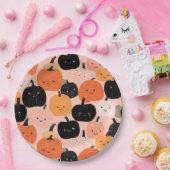 Halloween Pumpkin-Patch Pappteller (Party)