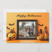 Halloween Pumpkin Patch Portraits Karte (Vorderseite)