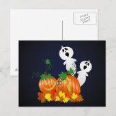 Halloween Pumpkin Patch Postcard Postkarte (Vorne/Hinten)
