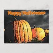 Halloween Pumpkin-Patch Postkarte (Vorderseite)