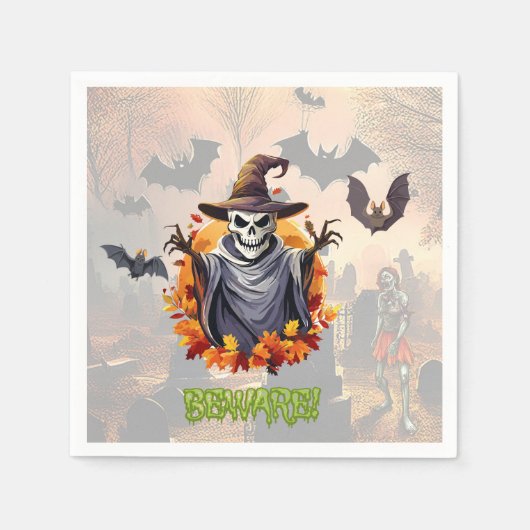 Halloween Pumpkin-Patch Serviette (Vorderseite)