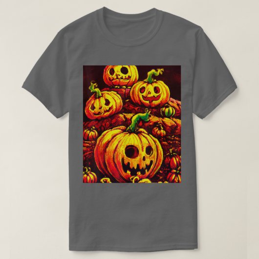 Halloween Pumpkin-Patch T-Shirt (Design vorne)