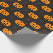 Halloween Pumpkin Patronenpapier Geschenkpapier (Ecke)