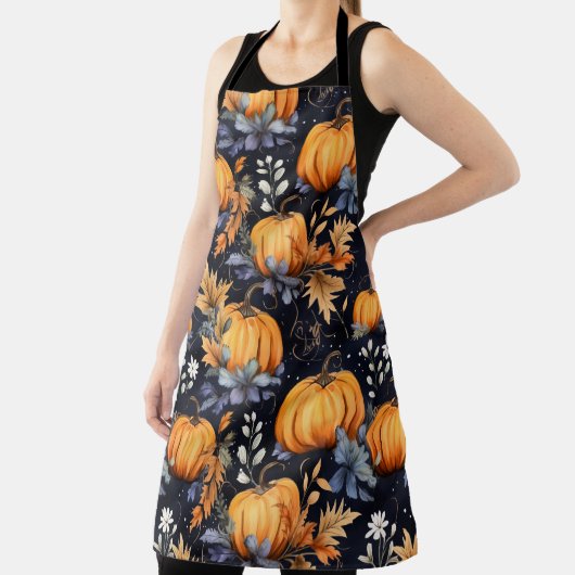 Halloween Pumpkin Pattern Apron Schürze (InSitu)