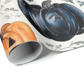 Halloween Pumpkin Pattern Geschenkpapier (Rolleneckpunkt)
