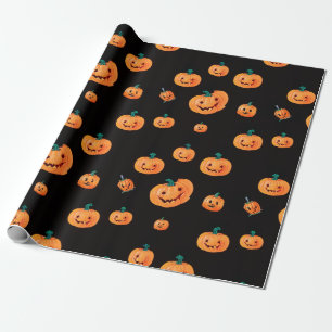 Halloween Pumpkin Pattern Geschenkpapier