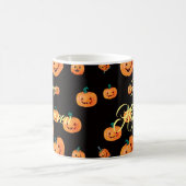 Halloween Pumpkin Pattern Kaffeetasse (Mittel)