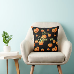 Halloween Pumpkin Pattern Kissen