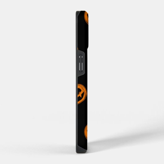 Halloween Pumpkin Pattern Telefon 14 Fall iPhone Hülle (Rechte Seite)