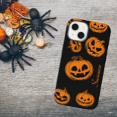 Halloween Pumpkin Pattern Telefon 15 Fall iPhone 15 Hülle