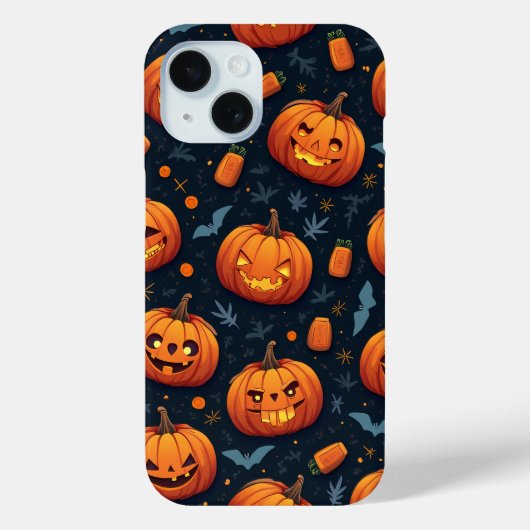 Halloween Pumpkin Pattern TelefonCase Case-Mate iPhone Hülle (Rückseite)