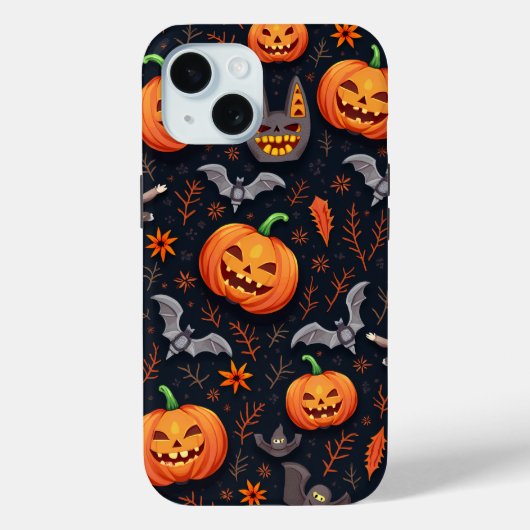 Halloween Pumpkin Pattern TelefonCase Case-Mate iPhone Hülle (Rückseite)