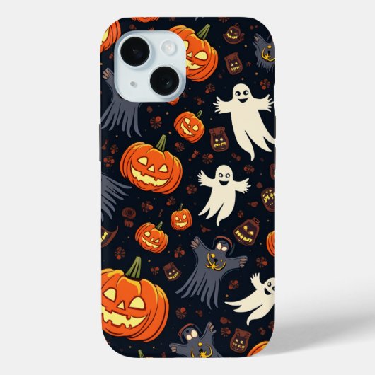 Halloween Pumpkin Pattern TelefonCase Case-Mate iPhone Hülle (Rückseite)
