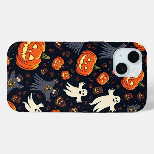 Halloween Pumpkin Pattern TelefonCase Case-Mate iPhone Hülle (Rückseite (Horizontal))