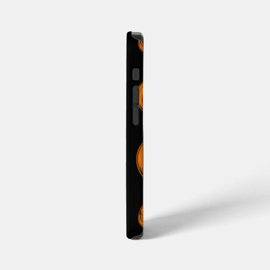 Halloween Pumpkin Pattern TelefonCase iPhone Hülle (Linke Seite)