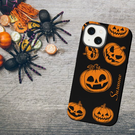 Halloween Pumpkin Pattern TelefonCase iPhone Hülle