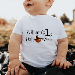 Halloween Pumpkin Personalisiert Baby T-shirt
