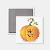 Halloween Pumpkin Personalizable Magnet (Vorderseite/Rückseite)