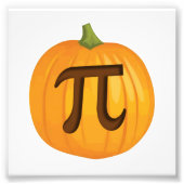 Halloween Pumpkin Pie Pi Fotodruck (Vorne)