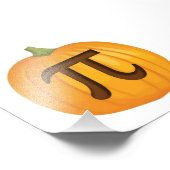 Halloween Pumpkin Pie Pi Fotodruck (Ecke)