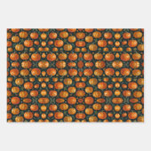 Halloween Pumpkin Pie Vibes Geschenkpapier Set (Vorderseite)