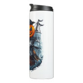 Halloween Pumpkin Pirate Adventure Thermosbecher (Nach rechts gedreht)