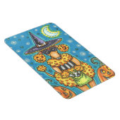 HALLOWEEN PUMPKIN POODLE, DOG MAGNET (Rechte Seite)