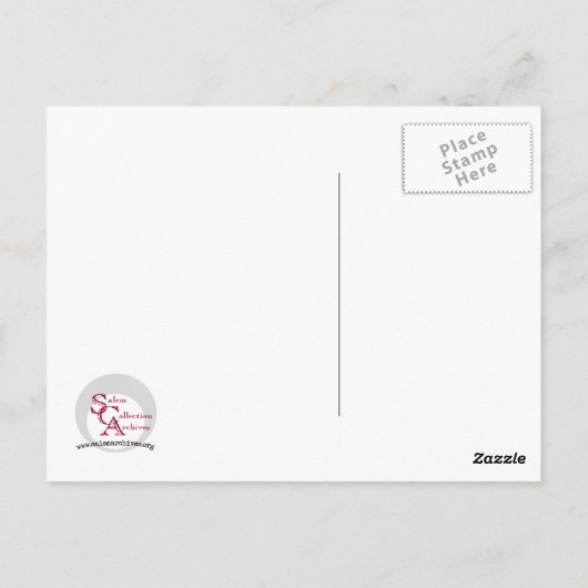 Halloween Pumpkin Postcard Postkarte (Rückseite)