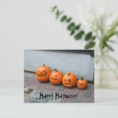 Halloween Pumpkin Postcard Postkarte (Stehend Vorderseite)