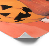 Halloween Pumpkin Poster (Ecke)