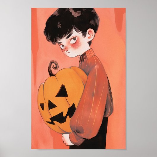 Halloween Pumpkin Poster (Vorne)