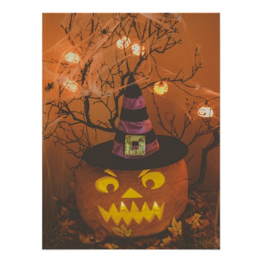 Halloween Pumpkin Poster (Vorderseite)