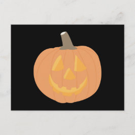 Halloween Pumpkin Postkarte
