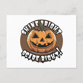Halloween Pumpkin Postkarte