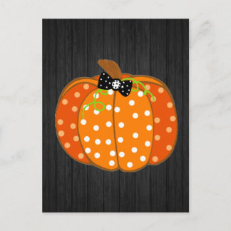 Halloween Pumpkin Postkarte