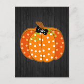 Halloween Pumpkin Postkarte (Vorderseite)