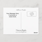 Halloween Pumpkin Postkarte (Rückseite)