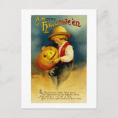 Halloween Pumpkin Postkarte (Vorderseite)