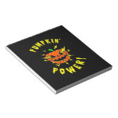 Halloween Pumpkin-Power Notizblock (angewinkelt)