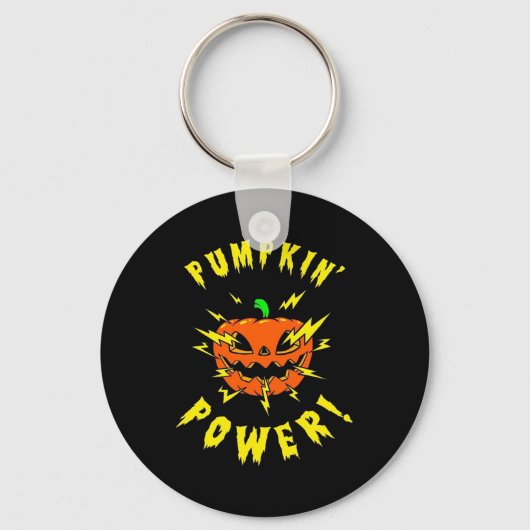 Halloween Pumpkin-Power Schlüsselanhänger (Vorderseite)