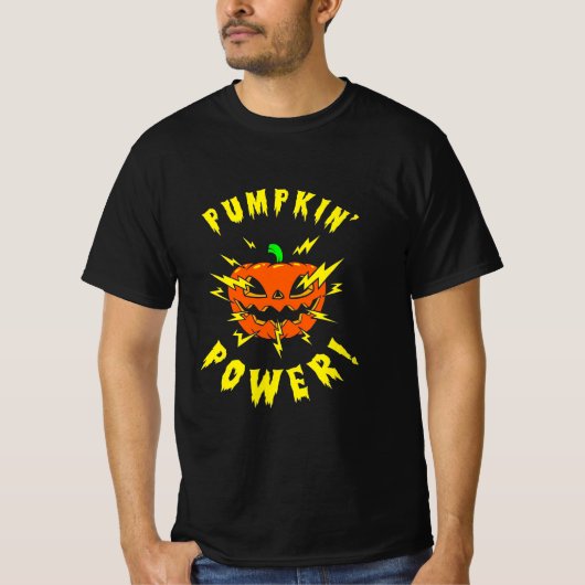 Halloween Pumpkin-Power T-Shirt (Vorderseite)