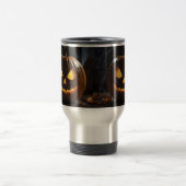 Halloween Pumpkin, Reisebecher (Mittel)