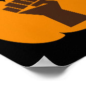 Halloween Pumpkin Residence Politische Männer Frau Poster (Ecke)