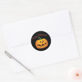Halloween Pumpkin Round Sticker (Umschlag)