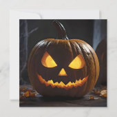 Halloween Pumpkin, Save The Date (Rückseite)