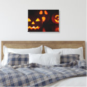 Halloween Pumpkin Scare Leinwanddruck (Insitu (Schlafzimmer))