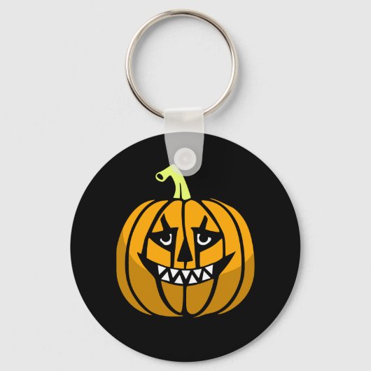 Halloween Pumpkin Schlüsselanhänger (Vorderseite)