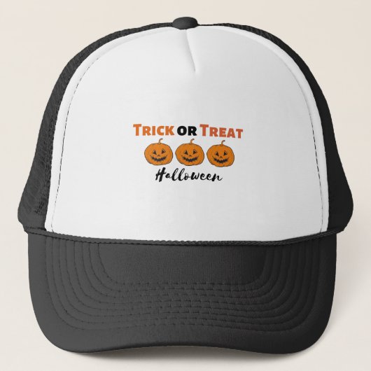 Halloween Pumpkin Schnitzerei Party Fall Funny Truckerkappe (Vorderseite)