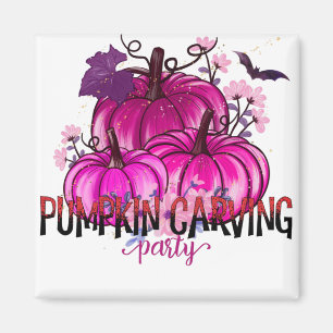 Halloween Pumpkin Schnitzerei Party Magnet
