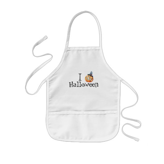 Halloween Pumpkin-Schürze Kinderschürze (Vorne)